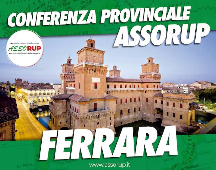 Conferenza Provinciale ASSORUP Ferrara